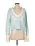 Wildfox Stars Blue Pullover Sweater Size Sm (1 or S) - photo 1
