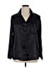 Unbranded Animal Print Black Long Sleeve Blouse Size 1X - photo 1