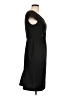 London Style Solid Black Cocktail Dress Size 10 - photo 4