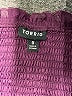 Torrid 100% Polyester Purple Casual Dress Size Lg Plus (0) - photo 3