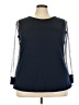 Unbranded Blue 3/4 Sleeve Top Size 3X - photo 1