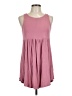emerald Solid Pink Casual Dress Size L - photo 1
