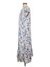 Unbranded 100% Rayon Print Blue Casual Dress Size S - photo 5