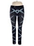 Liquido Blue Black Yoga Pants Size XL - photo 1