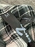 Seven7 100% Cotton Plaid Gray Long Sleeve Button-Down Shirt Size M - photo 7