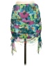 Shein Tie-dye Teal Casual Skirt Size 4 - photo 1