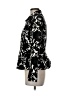 White House Black Market 100% Polyester Floral Black Jacket Size 6 - photo 5
