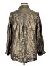 Soft Surroundings 100% Lyocell Metallic Silver Long Sleeve Button-Down Shirt Size XL - photo 2