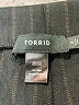Torrid Stripes Black Casual Pants Size 4X Plus (4) - photo 4
