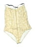 Burberry Animal Print Gold Tan Swimsuit Bottoms Size XL - photo 1