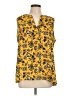 Chaus Yellow Sleeveless Blouse Size L - photo 1
