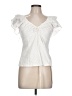 Hill House Ivory Short Sleeve Blouse Size L - photo 1