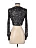 Sincerely Jules Silver Long Sleeve Top Size S - photo 2