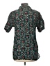 Unbranded Print Teal Short Sleeve Button-Down Shirt Size L (estimated) - photo 2
