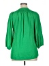 Escapada 100% Rayon Green 3/4 Sleeve Blouse Size L - photo 2
