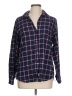 Grayson 100% Cotton Plaid Blue Long Sleeve Button-Down Shirt Size Lg (4) - photo 1