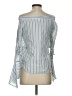Emory Park 100% Cotton Blue 3/4 Sleeve Blouse Size S - photo 2