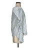 Emory Park 100% Cotton Blue 3/4 Sleeve Blouse Size S - photo 4