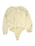 Adelyn Rae Tan Long Sleeve Blouse Size M - photo 1
