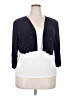 Alex Evenings Blue Cardigan Size 18W - photo 1