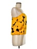 St. John 100% Silk Yellow Sleeveless Silk Top Size 8 - photo 4