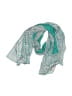Unbranded Paisley Teal Blue Scarf One size - photo 1