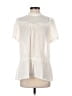 Ro & De 100% Polyester Ivory Short Sleeve Blouse Size S - photo 1