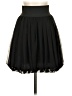 Aqua Solid Black Formal Skirt Size XS - photo 1
