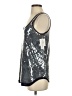 Aqua 100% Polyester Silver Sleeveless Top Size S - photo 5