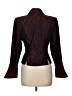 JS Collections 100% Acetate Burgundy Blazer Size 8 - photo 2