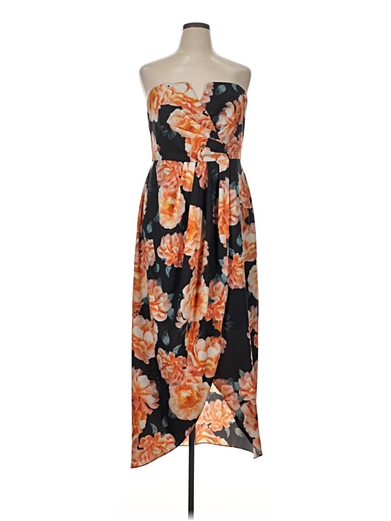 Pre-owned City Chic Casual Dress In Orange