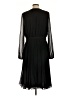 Ann Taylor 100% Polyester Black Cocktail Dress Size 10 (tall) - photo 2