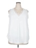 Unbranded White Sleeveless Blouse Size 2X - photo 1