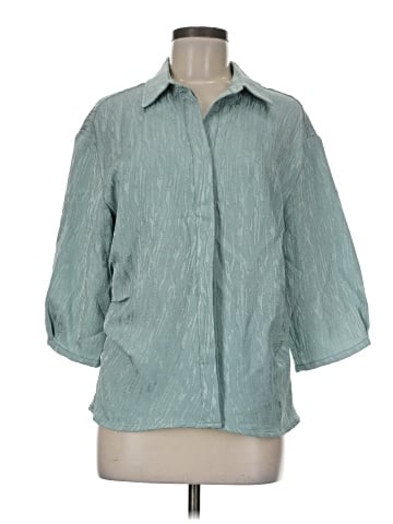 Soaked 3/4 Sleeve Blouse (view 1)