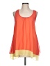 Umgee Orange Sleeveless Blouse Size L - photo 1