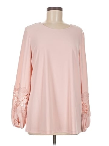 Dennis by Dennis Basso Long Sleeve Blouse (view 1)
