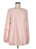 Dennis by Dennis Basso Pink Long Sleeve Blouse Size M - photo 1