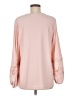 Dennis by Dennis Basso Pink Long Sleeve Blouse Size M - photo 2