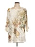 Reba 100% Polyester Ivory 3/4 Sleeve Blouse Size L (estimated) - photo 1