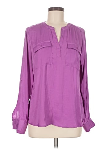 Simply Vera Vera Wang Long Sleeve Blouse (view 1)