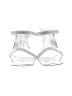 Amina Muaddi Metallic Silver Sandals Size EU 37 - photo 2