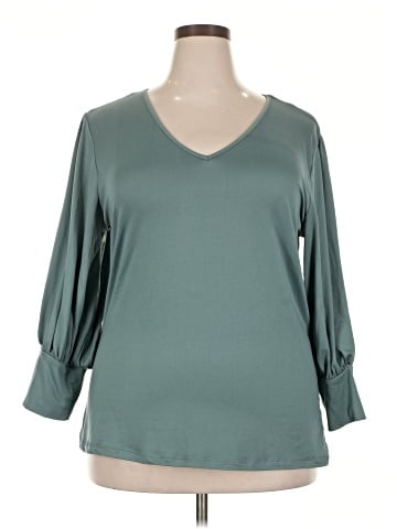 Bobeau 3/4 Sleeve Blouse (view 1)