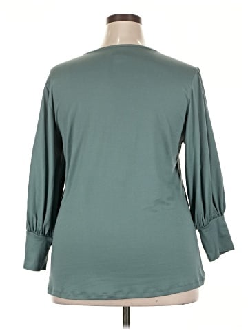 Bobeau 3/4 Sleeve Blouse (view 2)