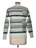 Ann Taylor LOFT Print Silver Pullover Sweater Size M - photo 2