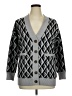 Assorted Brands Argyle Gray Cardigan Size 16 - photo 1