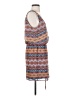 Assorted Brands 100% Polyester Print Brown Pink Casual Dress Size M - photo 4