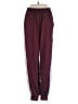 Shein 100% Polyester Color Block Burgundy Track Pants Size S - photo 1