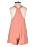 Walking on Sunshine 100% Polyester Solid Pink Romper Size S - photo 2