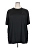 Champion 100% Polyester Solid Black Active T-Shirt Size 2XL - photo 1