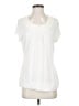 Design History White Short Sleeve Blouse Size S - photo 1